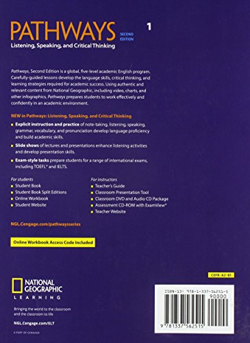 Bundle: Pathways: Listening, Speaking, and Critical Thinking 1, 2nd Student Edition + Online Workbook (1year access),Used