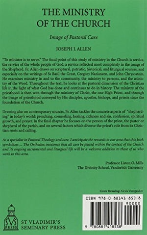 The Ministry Of The Church: The Image Of Pastoral Care,New