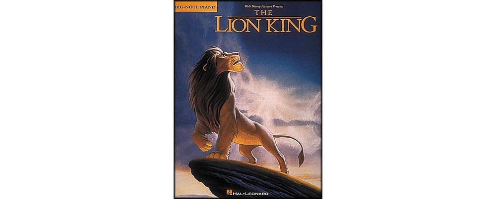 The Lion King Piano, Vocal and Guitar Chords,Used