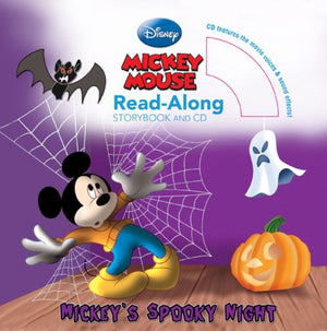 Mickeys Spooky Night Readalong Storybook And Cd