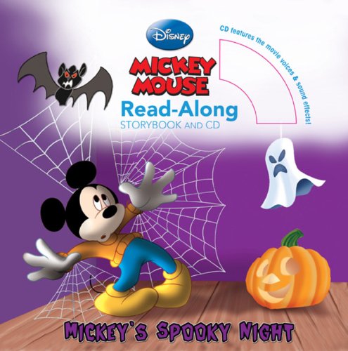 Mickeys Spooky Night Readalong Storybook And Cd