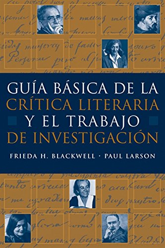 Guia bsica de la critica literaria y el trabajo de investigacion (World Languages),Used
