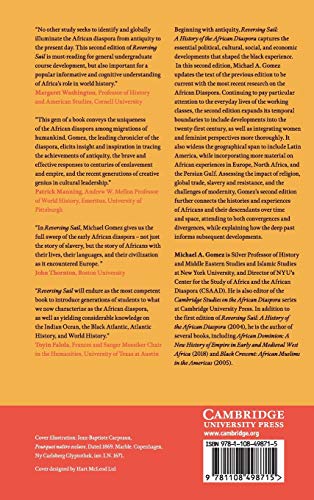 Reversing Sail: A History of the African Diaspora (Cambridge Studies on the African Diaspora),Used