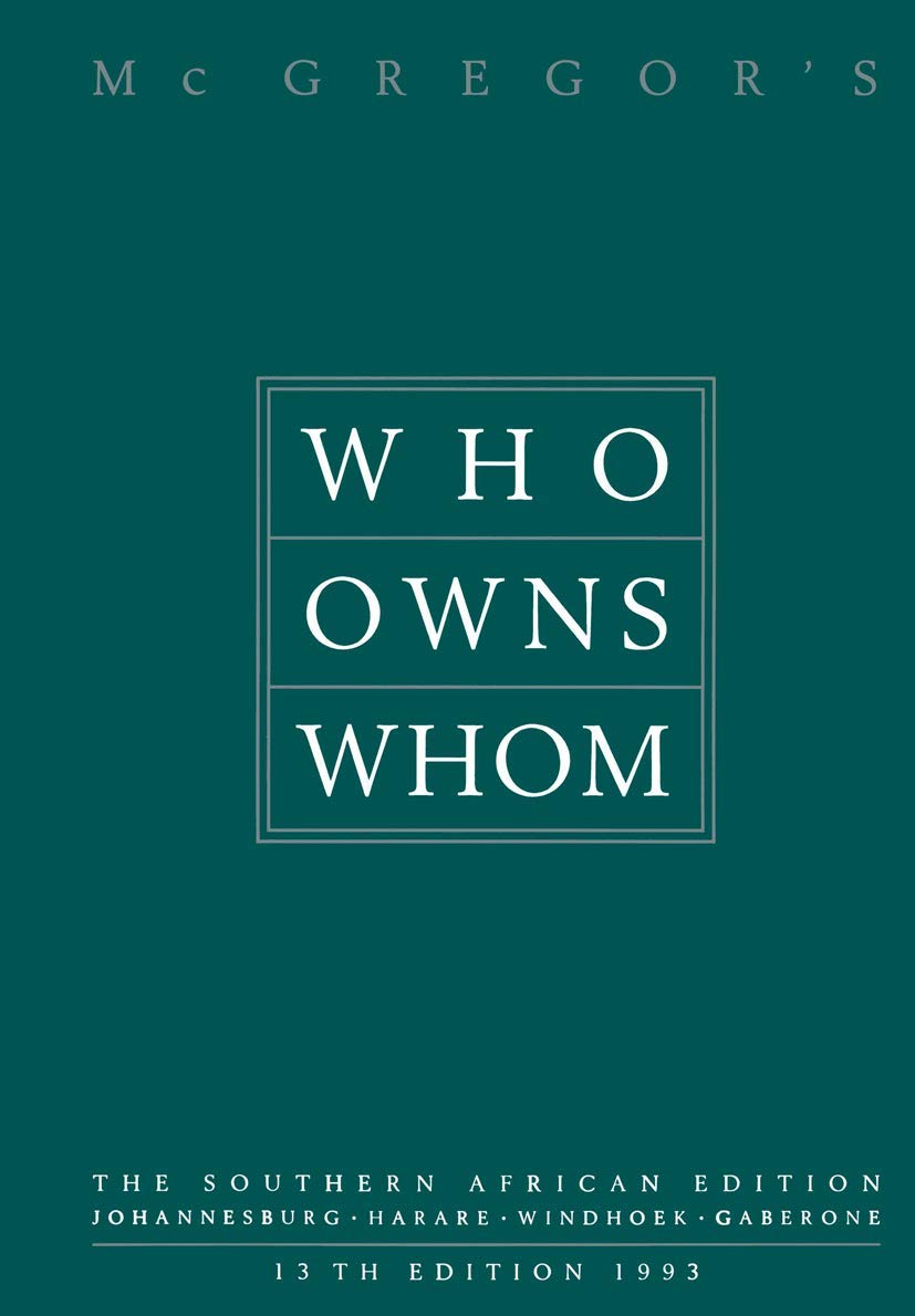 Who Owns Whom: The Southern African Edition,Used