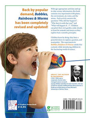Bubbles, Rainbows & Worms: Science Experiments For Preschool Children,Used