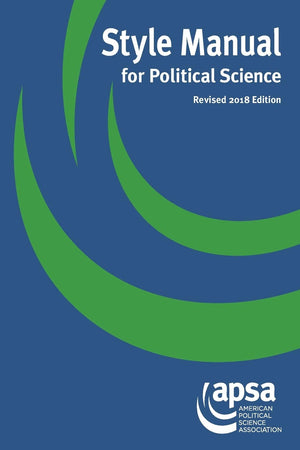 Style Manual For Political Science