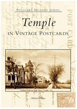 Temple in Vintage Postcards (TX) (Postcard History Series),Used