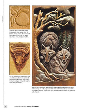 Great Book Of Carving Patterns: 200 Ideas For Woodcarving Projects (Fox Chapel Publishing),Used