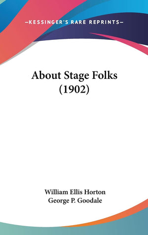 About Stage Folks (1902),New