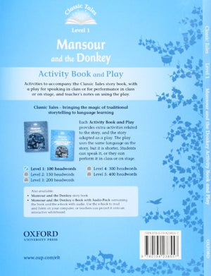 CLASSIC TALES MANSOUR AND THE DONKEY (Classic Tales. Level 1),Used