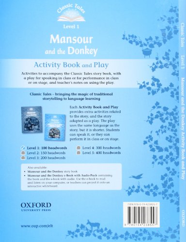 CLASSIC TALES MANSOUR AND THE DONKEY (Classic Tales. Level 1),Used