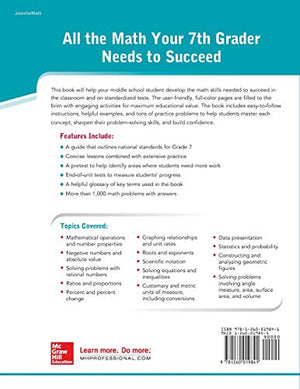 McGrawHill Education Math Grade 7, Second Edition,Used