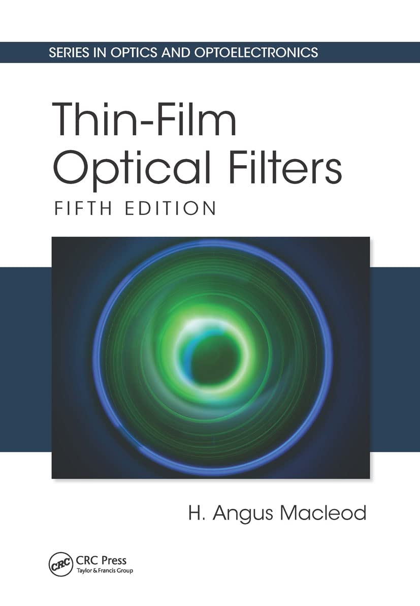 ThinFilm Optical Filters: Fifth Edition (Series in Optics and Optoelectronics),Used
