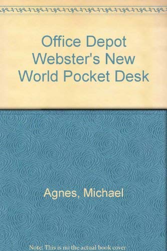 Office Depot Webster's New World Pocket Desk Set,Used