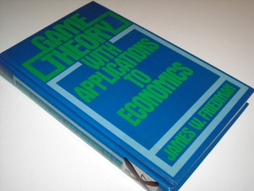 Game Theory with Applications to Economics,Used