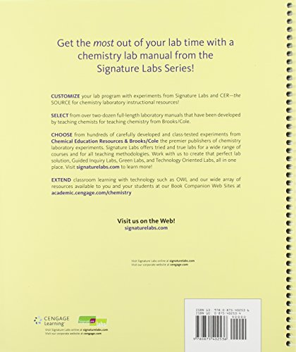 Organic Chemistry Laboratory Notebook (Brroks/Cole Laboratory Series),Used