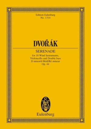 Serenade in D Minor, Op. 44: for Wind Instruments (Edition Eulenburg),Used
