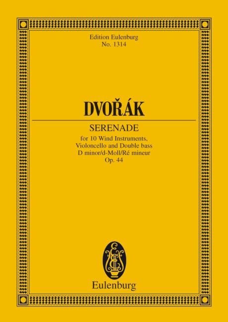 Serenade in D Minor, Op. 44: for Wind Instruments (Edition Eulenburg),Used
