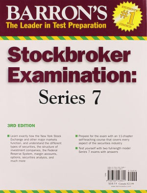 Barrons Stockbroker Examination, Series 7,Used