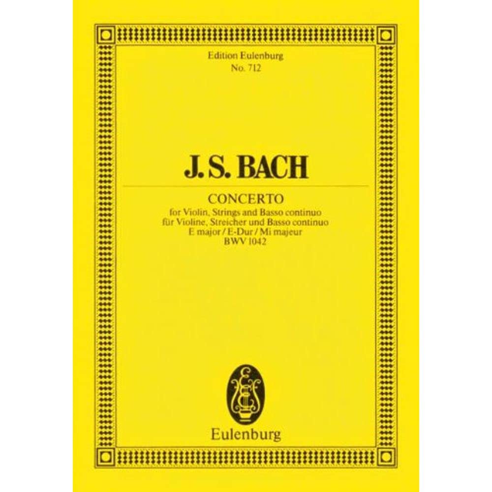 Violin Concerto No. 2, BWV 1042: in E Major,New