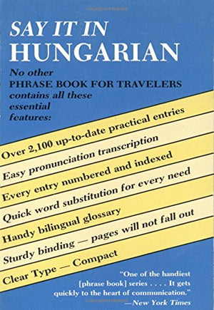 Say It In Hungarian (Dover Language Guides Say It Series),New