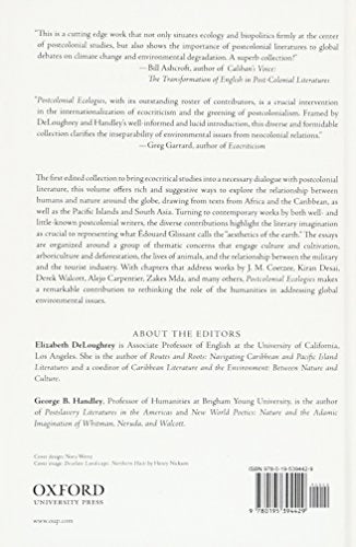 Postcolonial Ecologies: Literatures of the Environment,Used