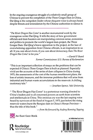 The River Dragon Has Come!: Three Gorges Dam and the Fate of China's Yangtze River and Its People,Used