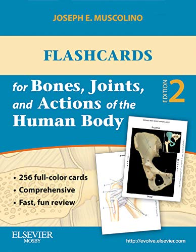 Flashcards for Bones, Joints, and Actions of the Human Body1st edition,New