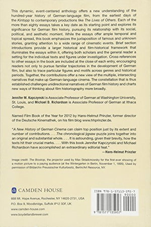 A New History Of German Cinema (Screen Cultures: German Film And The Visual, 7),Used