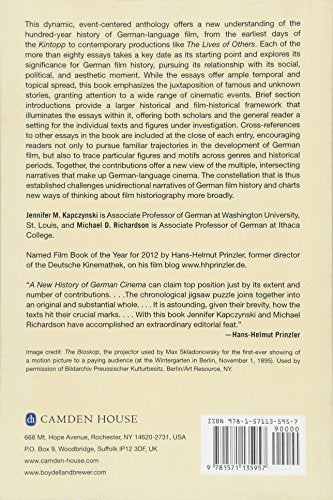 A New History Of German Cinema (Screen Cultures: German Film And The Visual, 7),Used