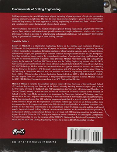 Fundamentals Of Drilling Engineering (Spe Textbook Series)
