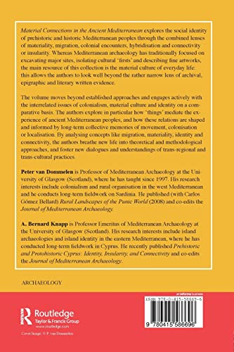 Material Connections in the Ancient Mediterranean: Mobility, Materiality and Identity,Used