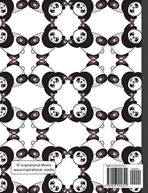 Composition Notebook: Unique Mirror Design Happy Panda Notepad Ideal Gift For Kids, Inspired Creative Writing Or Note Taking,Used