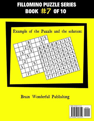 Fillomino Puzzle Series: 200 Brain Teasers Puzzle Book Collection (Fillomino 200 Puzzles),Used