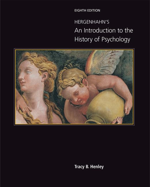 Hergenhahn'S An Introduction To The History Of Psychology