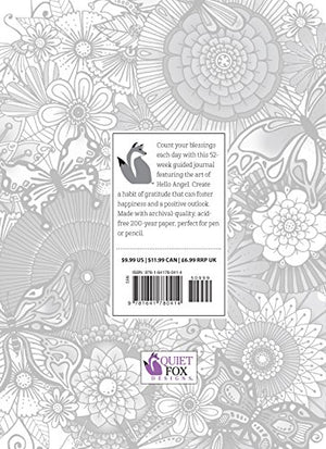 Hello Angel Mandala Gratitude Journal (Quiet Fox Designs) Inspirational Guided Diary with Daily Prompts to Accentuate the Positi,Used