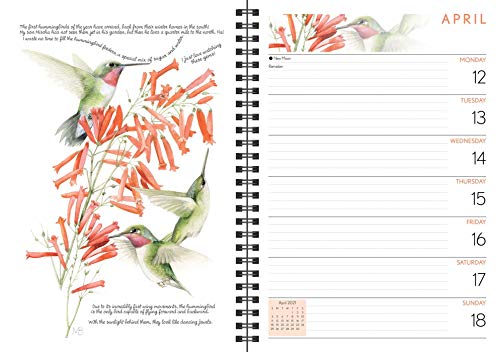 Marjolein Bastin Nature's Inspiration 2021 Monthly/Weekly Planner Calendar,Used