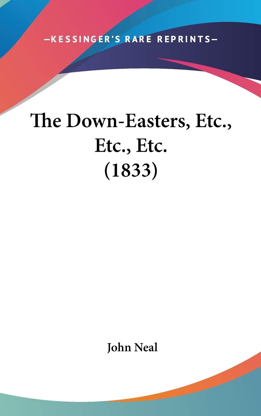 The Downeasters, Etc., Etc., Etc. (1833),New
