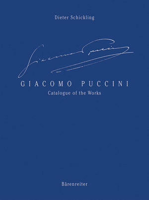 Giacomo Puccini. Catalogue of the Works,Used