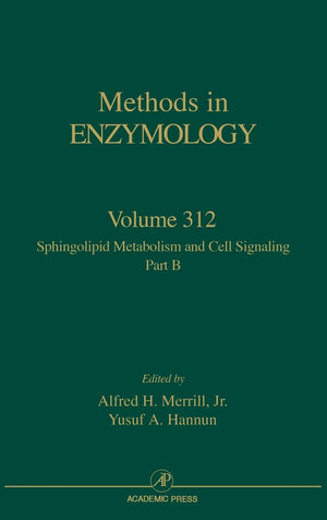 Sphingolipid Metabolism and Cell Signaling, Part B (Volume 312) (Methods in Enzymology, Volume 312),New