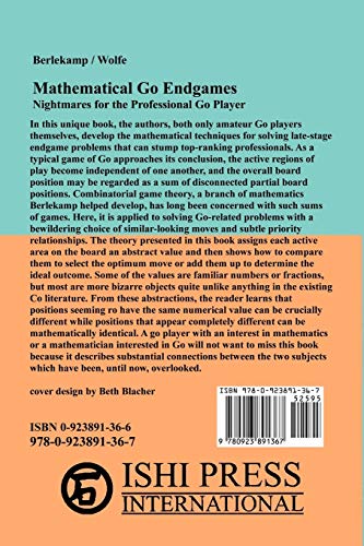 Mathematical Go Endgames: Nightmares for Professional Go Players,Used