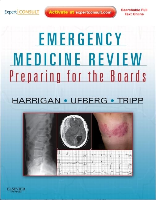 Emergency Medicine Review: Preparing for the Boards (Expert Consult  Online and Print),Used