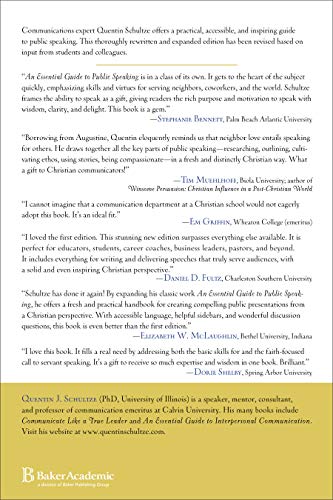 An Essential Guide to Public Speaking: Serving Your Audience with Faith, Skill, and Virtue,New