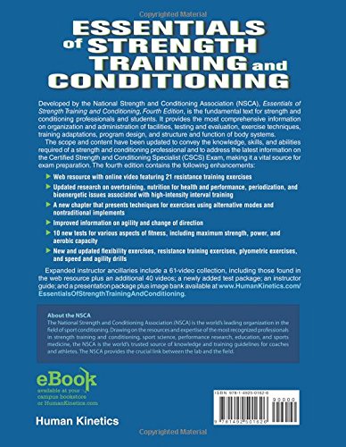 Essentials Of Strength Training And Conditioning