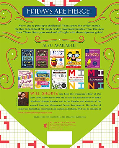 The New York Times I Love Friday Crossword Puzzles: 50 Challenging Puzzles,Used