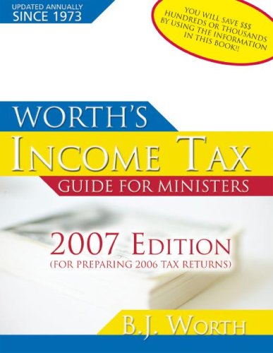 Worth's Income Tax Guide for Ministers,Used