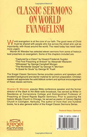 Classic Sermons on World Evangelism (Kregel Classic Sermons Series),Used