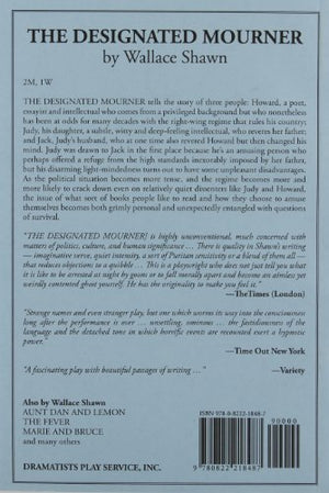 The Designated Mourner  Acting Edition (Acting Edition for Theater Productions),Used