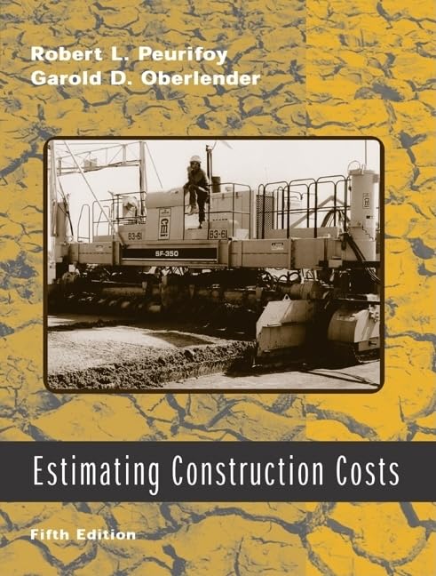 Estimating Construction Costs (McGrawHill Series in Construction Engineering and Project M),Used