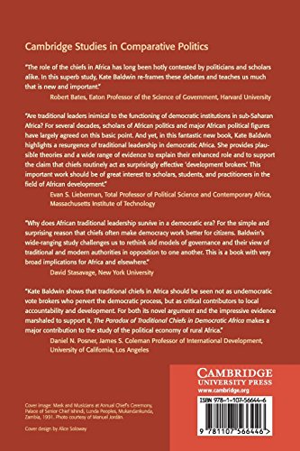 The Paradox of Traditional Chiefs in Democratic Africa (Cambridge Studies in Comparative Politics),Used